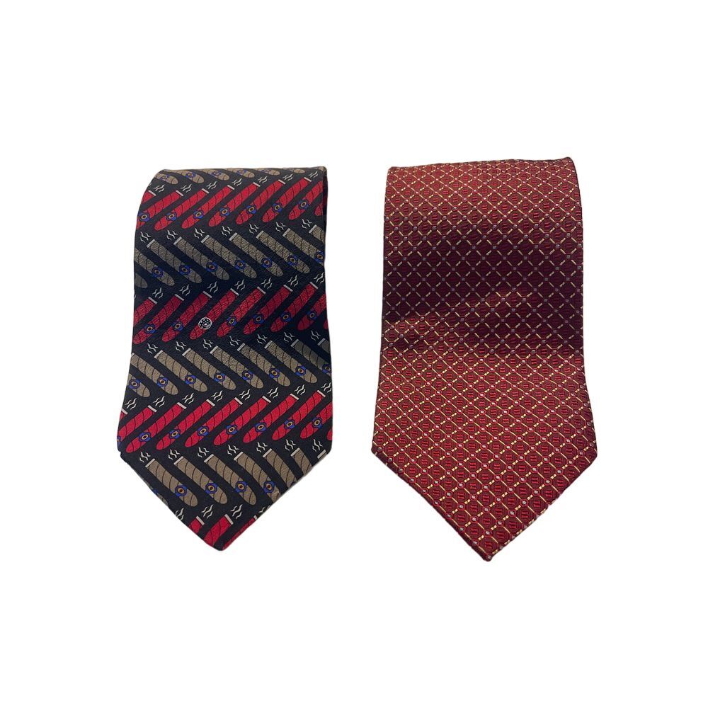 Vicky Davis & Wemlon Designer Silk Ties Set Elegant Pattern Business Formal Z-21